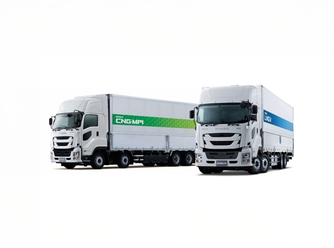 Isuzu améliore ses camions au gaz