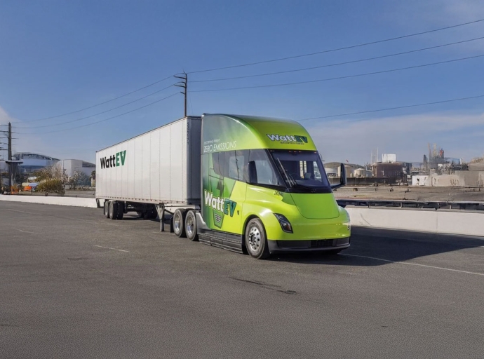 WattEV ajoutera des camions Tesla aux ports californiens
