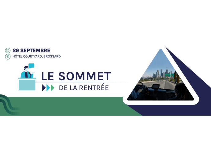 L'AQTr tiendra son Sommet de la Rentrée 2026 le 29 septembre à Brossard