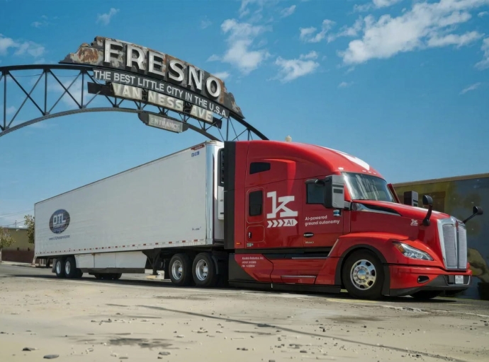 Kodiak transporte des produits agricoles en Californie